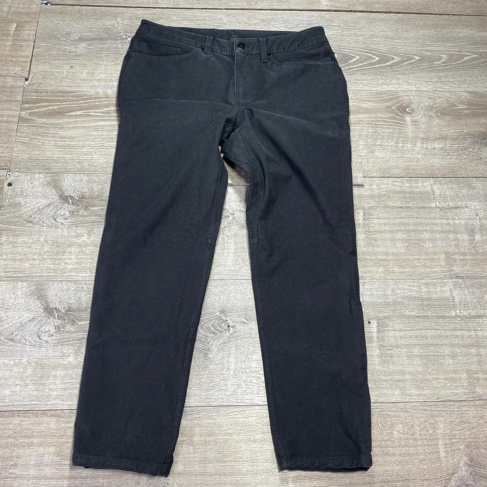 Lululemon Pants Mens 32 Black 5 Pocket Casual Stretch Athletic Chino Pants